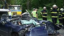 Čtvrteční dopravní nehoda mezi Soběšicemi a Útechovem skončila tragicky.