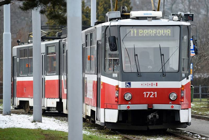 Začaly dlouhodobé tramvajové výluky v ulicích Lesnická a Žabovřeská.