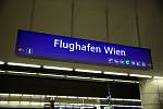 První cesta vlakového speciálu na vídeňské letiště z brněnského Hlavního nádraží
