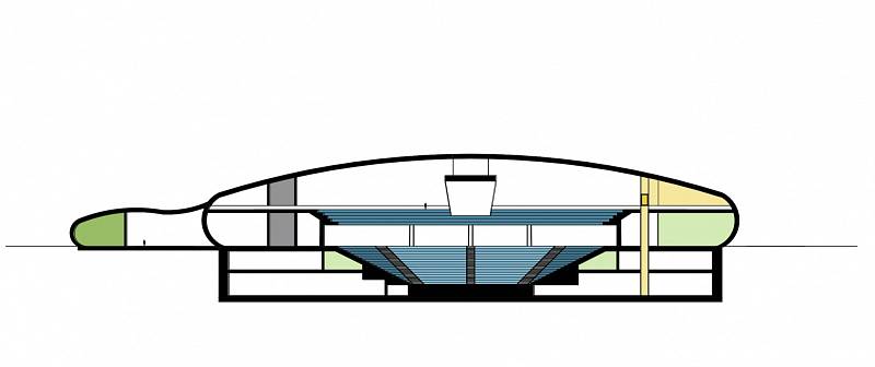 Studenti fakulty architektury brněnské techniky navrhli postavit sportovní halu za pavilonem Z.