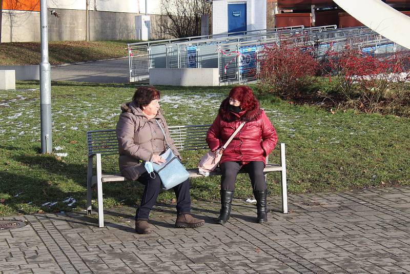 Nedělní chladné, přesto kouzelné počasí vytáhlo Brňany z postelí. Lidmi se to hemžilo zejména v okolí Pryglu.