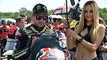 Mistrovství světa superbiků 2018 v Brně. Na snímku Jonathan Rea.