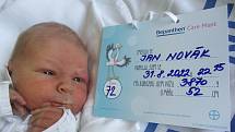 Jan Novák, 31. 8. 2022, Bořetice, Nemocnice Břeclav, 52 cm, 3870 g