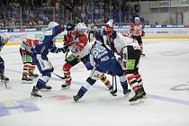Hokejový zápas mezi brněnskou Kometou a HC Dynamo pardubice