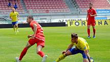 Fotbalisté Zbrojovky  v posledním přípravném utkání před opětovným zahájením druhé ligy podlehli Zlínu 0:5.