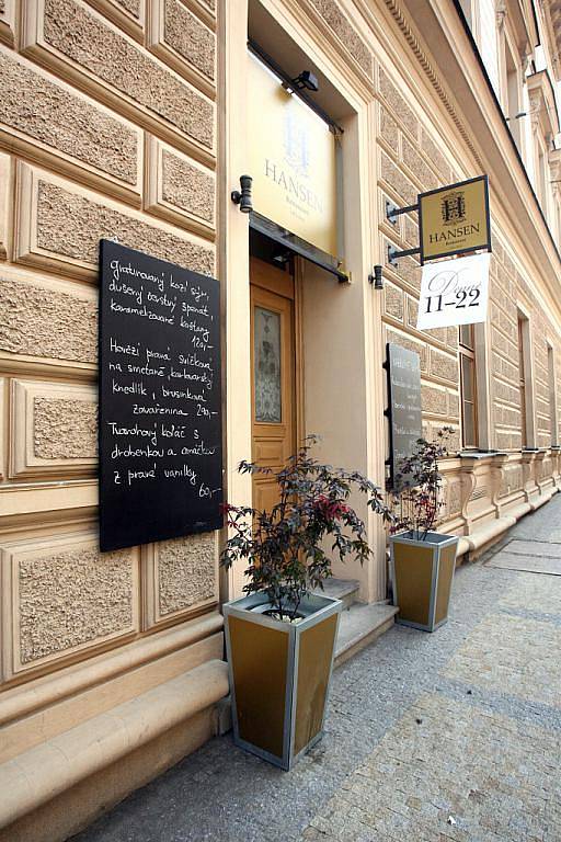Brněnská restaurace Hansen.