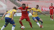 Zbrojovku v Brně pokořili fotbalisté Teplic čtyřmi góly.