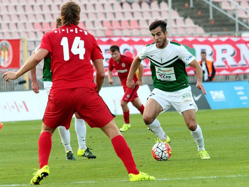 Zbrojovka v domácím zápase nestačila na Jablonec. Prohrála o tři branky.