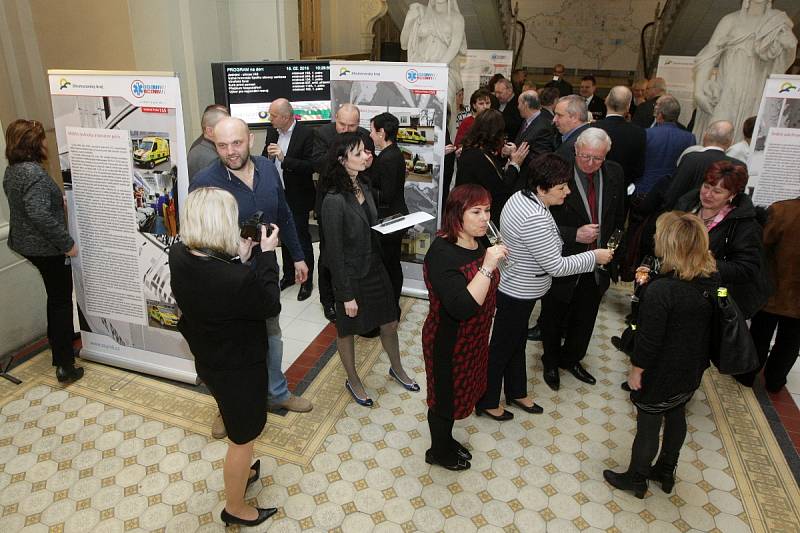 Záchranáři si připomněli výročí deseti let od vzniku společné Zdravotnické záchranné služby Jihomoravského kraje.