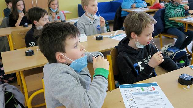 Testování ve školách na jihu Moravy. Ilustrační foto.