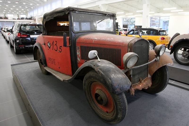 Nově otevřené muzeum historických BMW v brněnské Slatině.