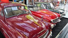 Desítkami historických aut značky Škoda se lze od čtvrtka kochat v obchodním centru Olympia v Brně. K vidění je třiadvacet aut, pět motocyklů a jízdní kolo
