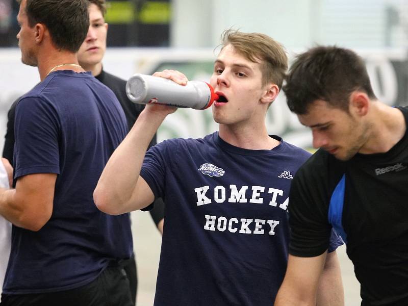 Start letní přípravy hokejové Komety Brno.