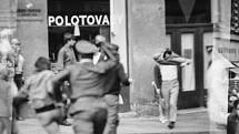 Srpnové události 1969 v Brně.