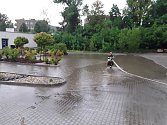 Vydatný nedělní večerní déšť na Brněnsku a na Blanensku.