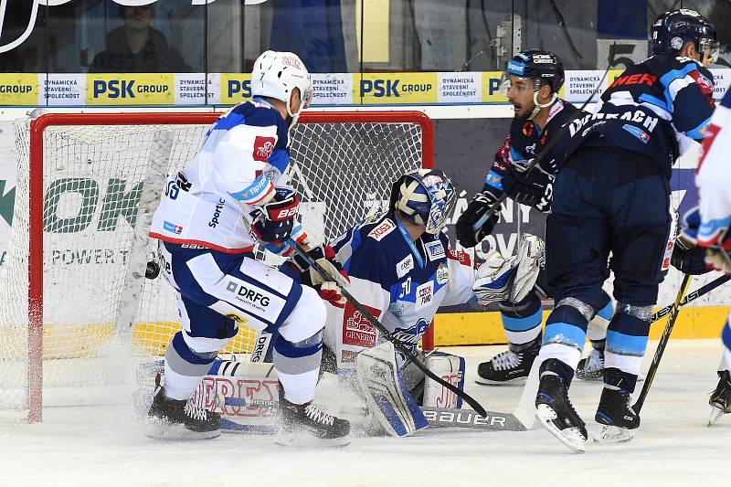 11.kolo extraligy ledního hokeje mezi domácí Kometou Brno a Libercem.