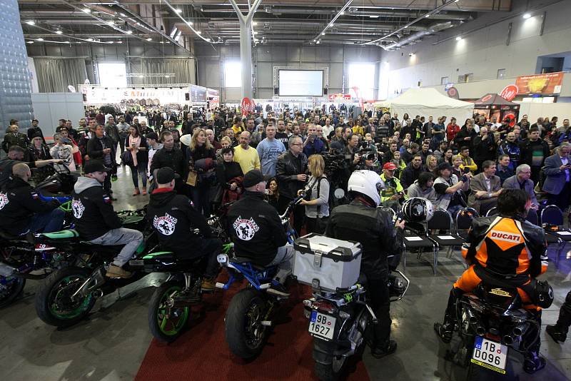 Motosalon 2018 na brněnském výstavišti.