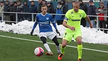FC Zbrojovka Brno podlehla FC MAS Táborsko (modrá) 1:4