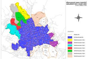 Rezidentní parkování v Brně - již fungující oblasti a harmonogram dalšího rozšiřování modrých zón v roce 2025.