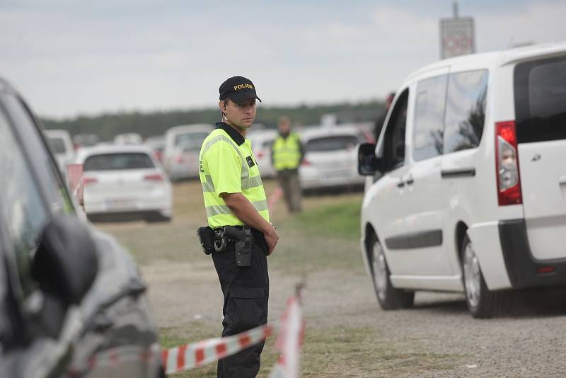 Jak vypadala sobota při Velké ceně v okolí brněnského Masarykova okruhu.