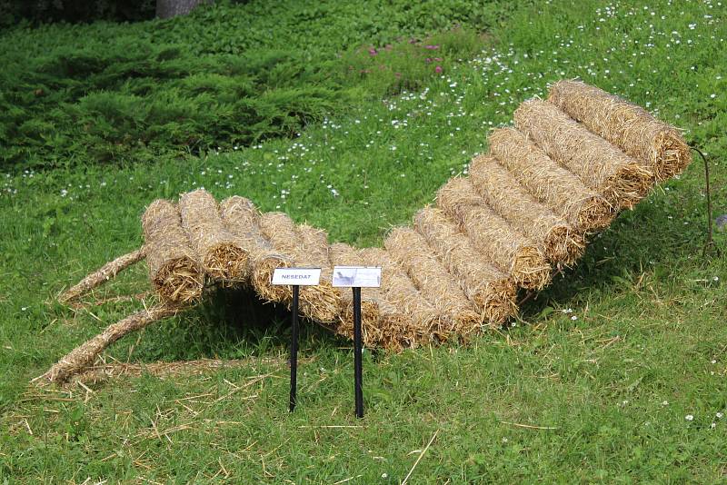 Studentská výstava Land Art v arboretu a Botanické zahradě Mendelovy univerzity.