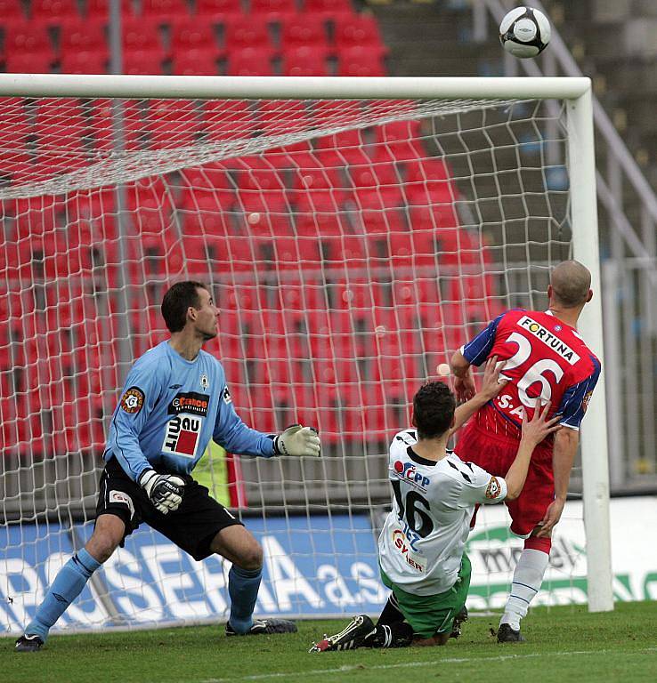 Fotbalové utkání 1. FC Brno s Jabloncem.