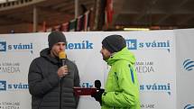 Petr Frydrych při rozhovoru v zóně Deníku na Olympijském festivalu 2018.