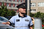 Student brněnské policejní školy Rudolf Častulík zachránil v brněnském Mariánském údolí topícího se muže.