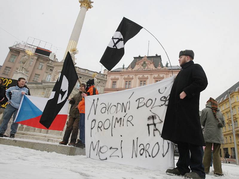 Protest proti izraelským útokům v pásmu Gazy.