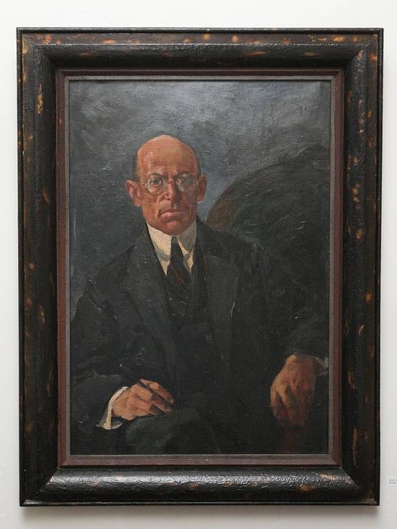 Těsnohlídka namaloval František Koudelka. Olejomalba byla naposledy vystavena před 26 lety.