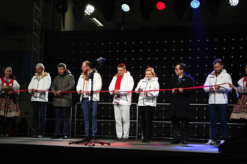Oympijský park na brněnském výstavišti zahájil i premiér v demisi Andrej Babiš.