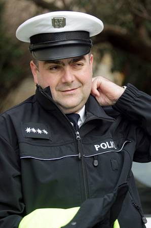 Brněnský deník | Dopravní policie předvádí nové uniformy. | fotogalerie