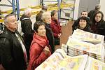 Čtenáři Deníku Rovnost si prohlédli olomouckou tiskárnu Novotisk, kde se tisknou jejich oblíbené noviny.
