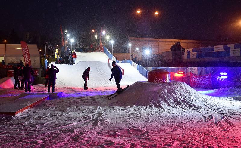 Závěr soboty na Olympijském festivalu v areálu brněnského výstaviště.