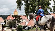 Na hradě Veveří si v sobotu připomněli padlé za světové války. Přítomní zhlédli i bitvu nazvanou Srbsko 1914.