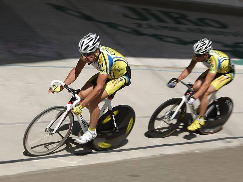 Memoriál Vlastimila Moravce dráhových cyklistů na brněnském velodromu.