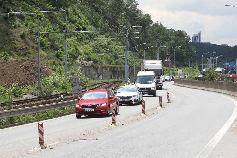 Brno 15.7.2020 - stavba VMO v ulici Žabovřeská - II.etapa