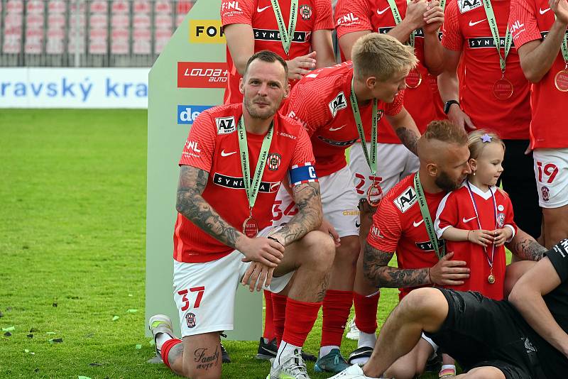 Fobal Zbrojovka Brno - Táborsko a oslavy postupu Zbrojovky do první ligy.