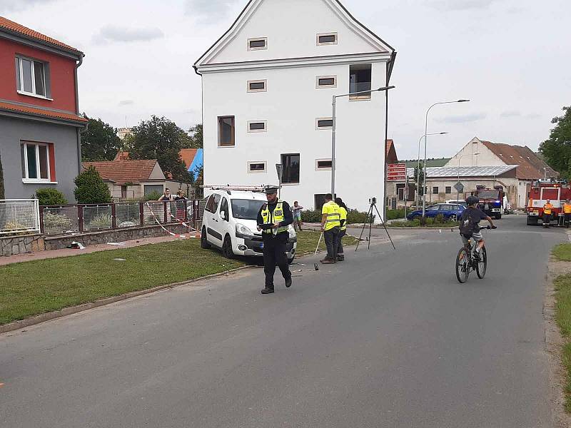 Dopravní nehoda v Sokolnicích na Brněnsku.