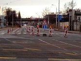 V pondělí začala uzavírka Dornychu kvůli přeložce tramvajové trati do Plotní ulice.