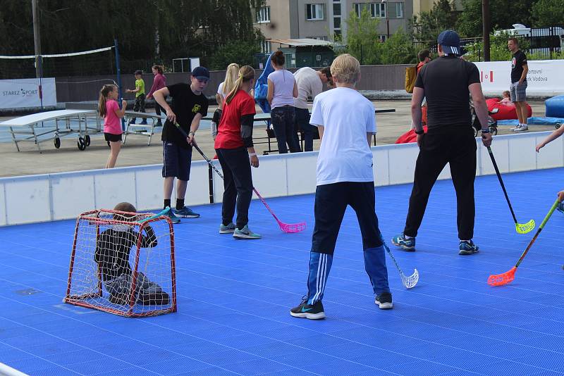 Sportovní park Vodova v brněnském Králově Poli.