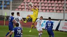 FORTUNA:NÁRODNÍ LIGA: Vyšehrad - Líšeň (bílé dresy) 1:1.