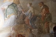 Fresky v kapli Očištění Panny Marie v brněnském Paláci šlechtičen.