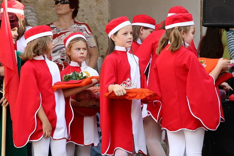 Historické slavnosti v Oslavanech na Brněnsku.