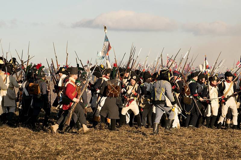 Austerlitz 2016. Ukázku bitvy fotografoval i čtenář Deníku Rovnost Petr Olša.