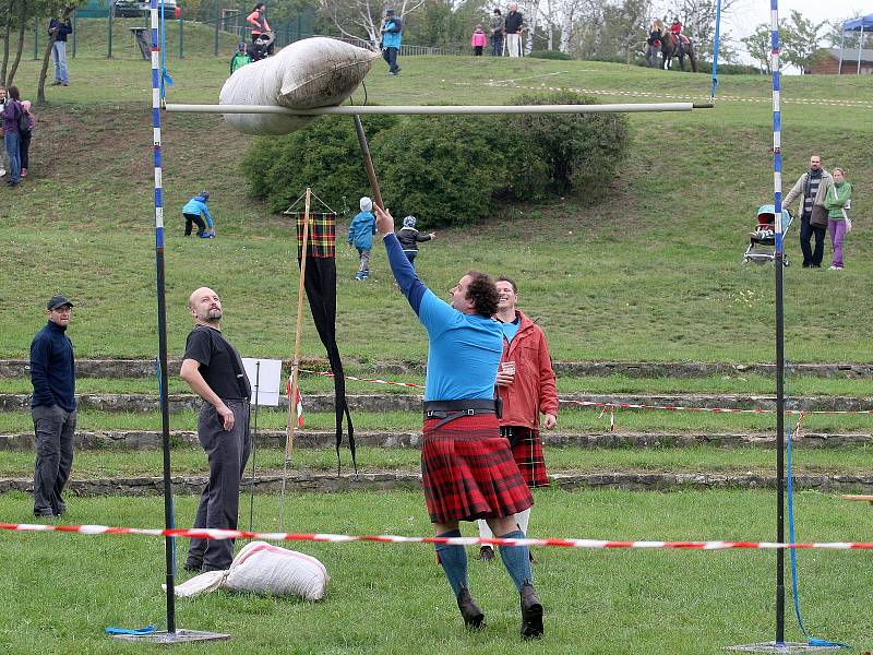 V areálu koupaliště na Kraví Hoře v Brně se v sobotu konaly skotské hry Monte Bú Highland Games 2017.