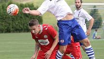 Fotbalisté Líšně sahali proti favorizovanému Vyškovu aspoň po zisku bodu, nakonec však v sedmém kole moravskoslezské ligy padli 0:1. O jedinou branku se postaral hostující kapitán Michal Jeřábek.