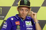 Tisková konference s jezdci Moto GP - Valentino Rossi.