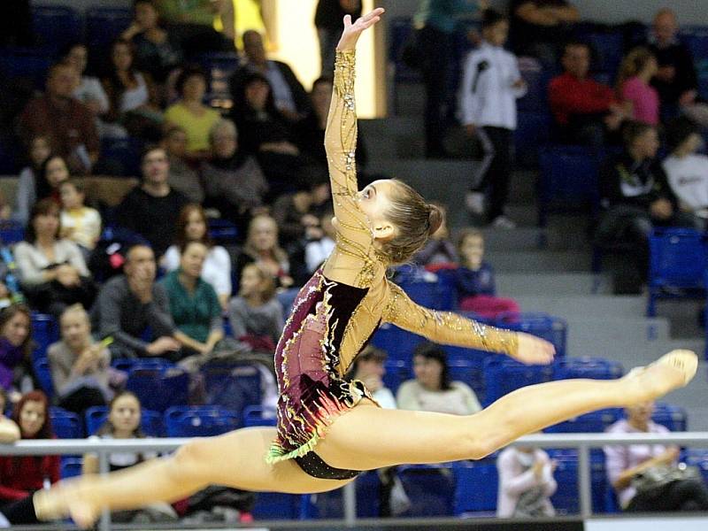 Gymnastka Míčková byla na GP v Brně druhá za sestavu s míčem 