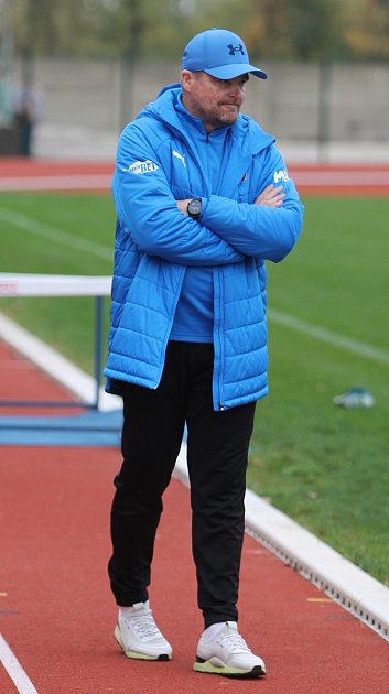 Trenér FK Hodonín Pavol Švantner.